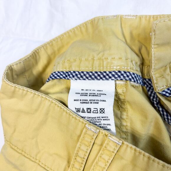Anthropologie Pilcro & The Letterpress Yellow Utility Cargo Shorts Size 25 - Picture 4 of 5